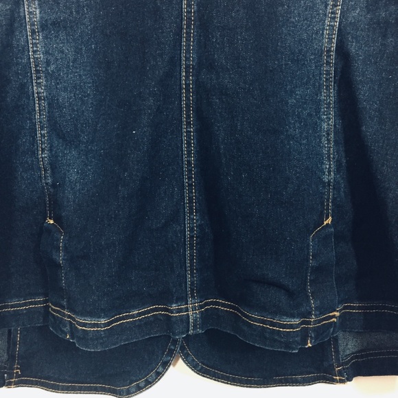 DG2 Diane Gilman Denim Blazer SZ XL - Picture 4 of 8